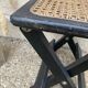 Folding stool in vintage canning