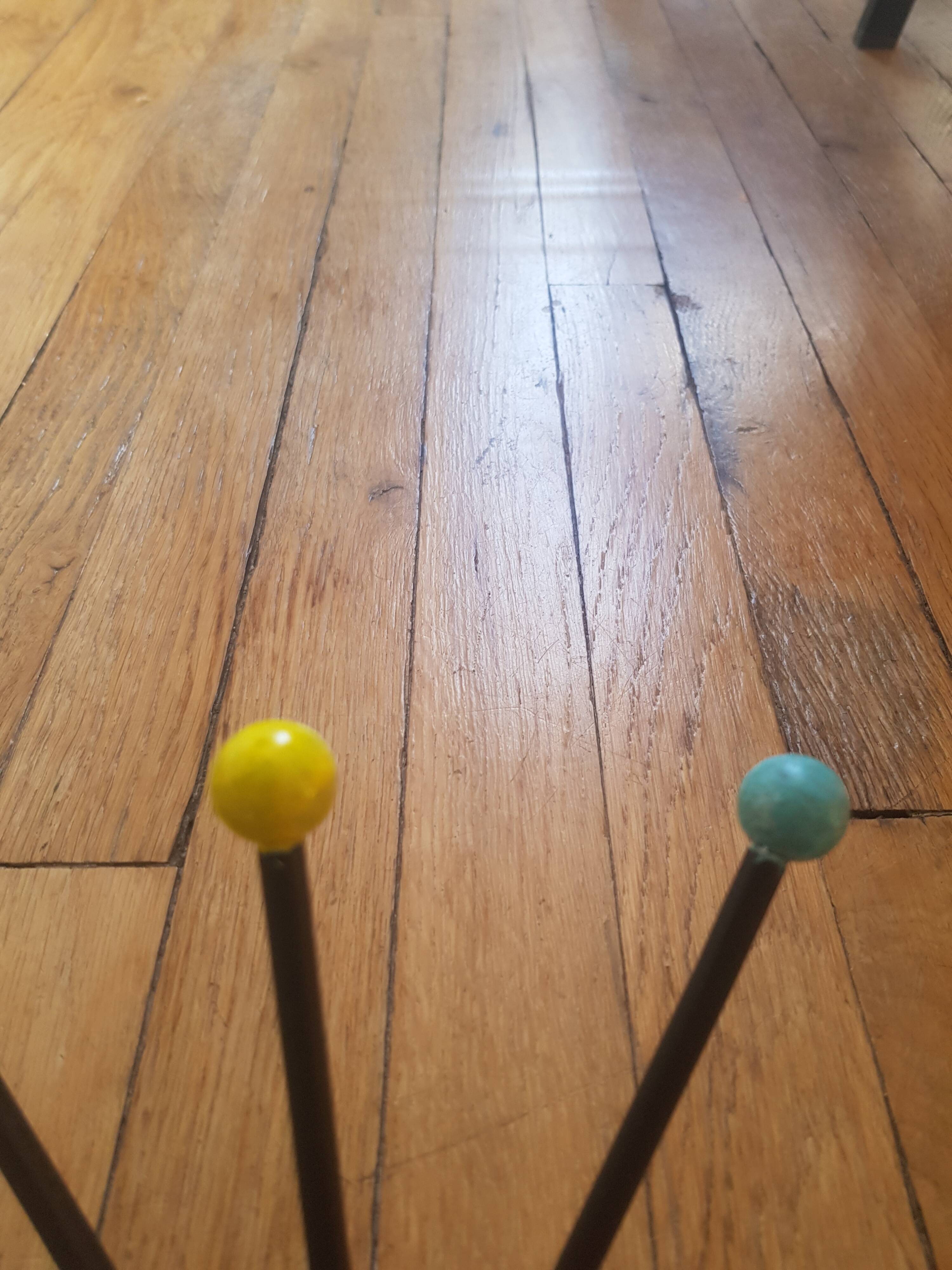 Vintage wall coat rack