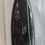 Sculptural ceramic vase, modernist line, designer piece