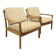 Pair of vintage armchairs