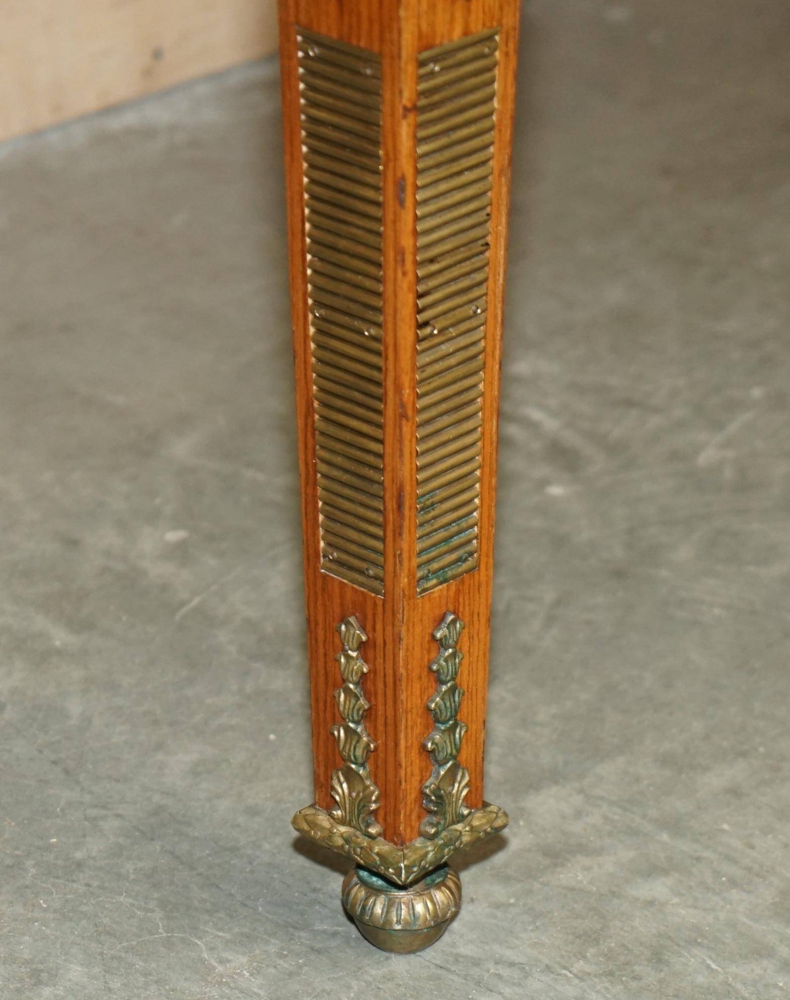 Restored Louis XVI Flat Desk Decorated with Ormolu Late 19th Century