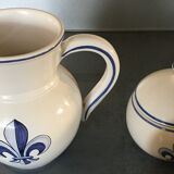 Ensemble pichet et beurrier bretons