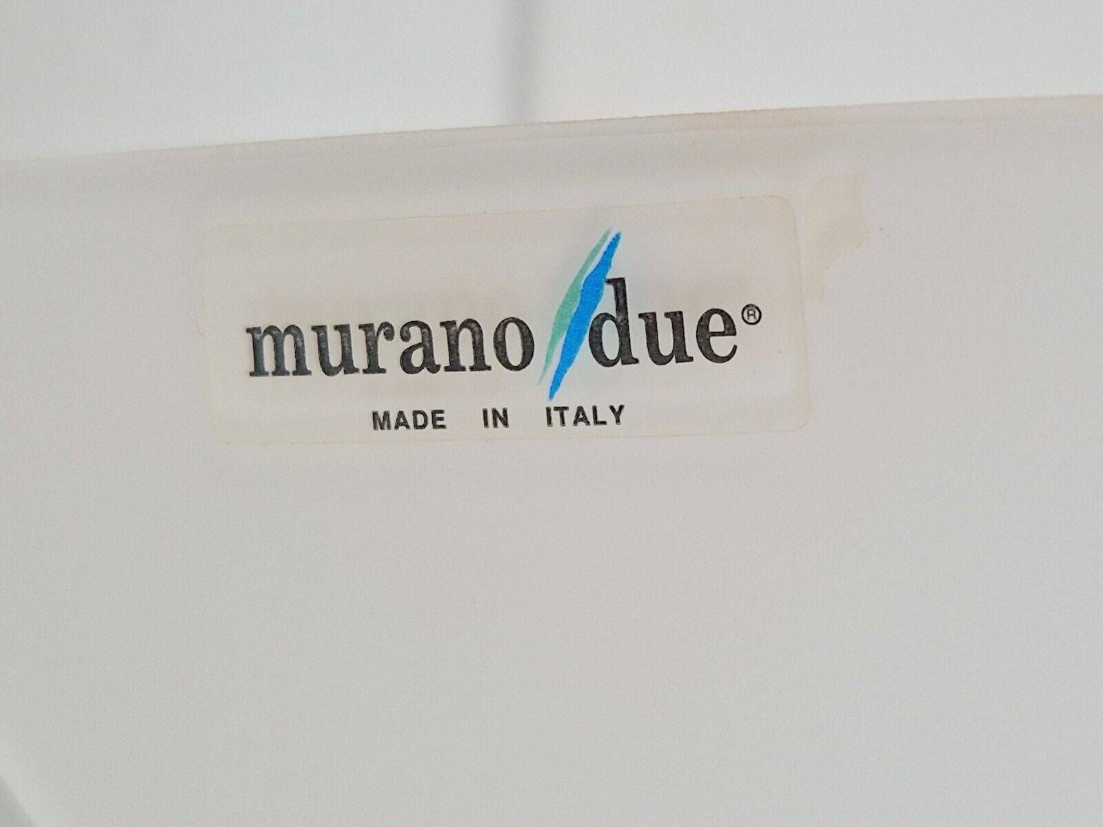 Vintage Glass Pinna Wall Lamp by Federico Codato for Murano Due, Italy, 1990s