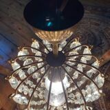 Ceiling chandelier with tassels