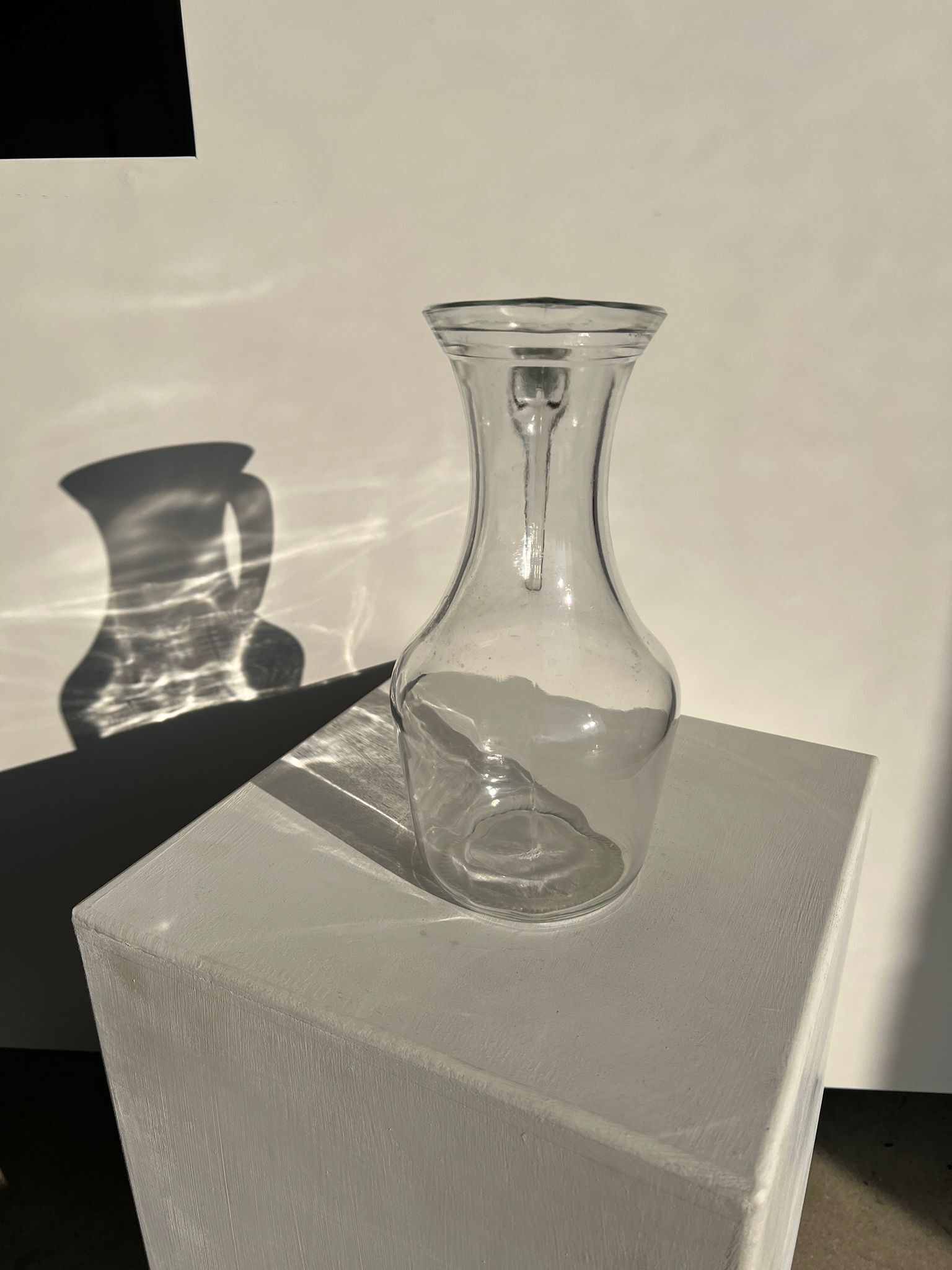 Vintage water decanter H: 25cm
