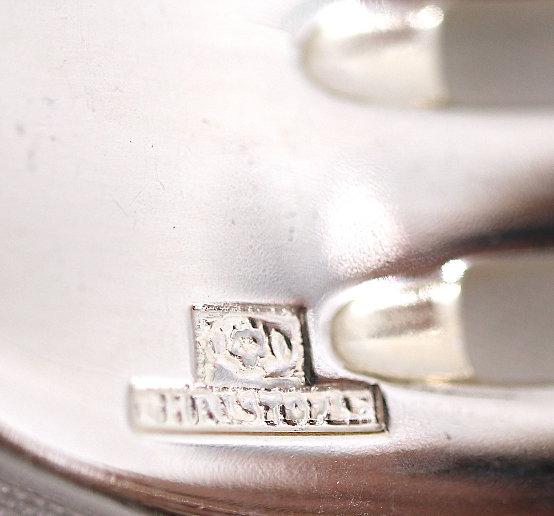 Christofle Marly, 6 table forks, 21.5 cm, in silver-plated metal.