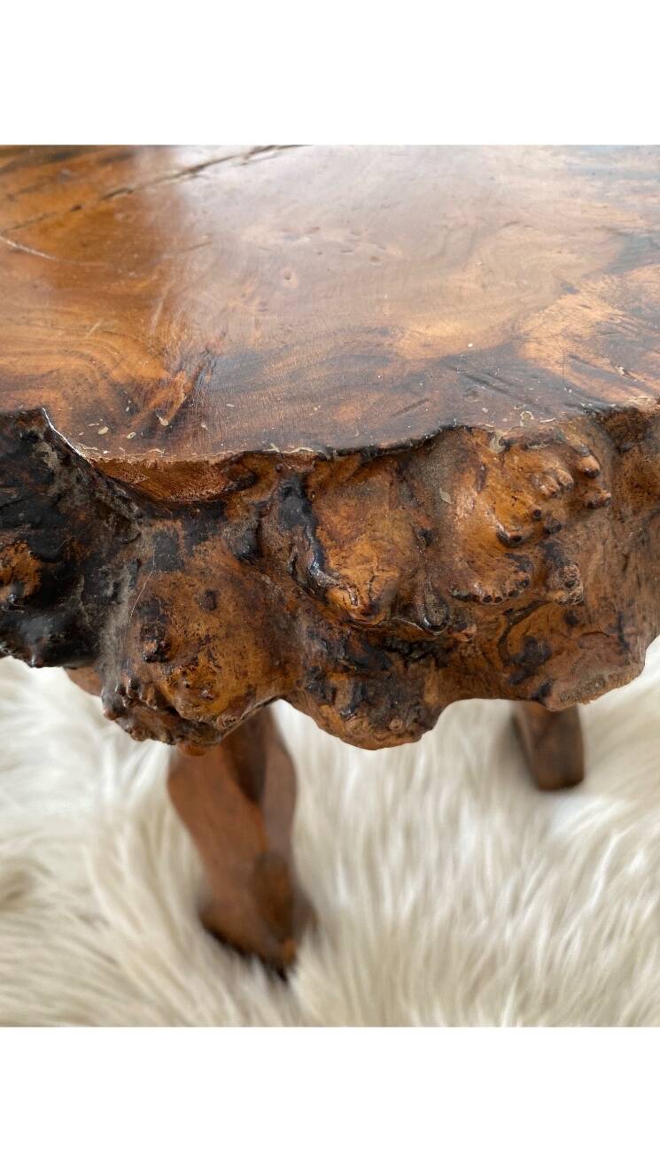 Elm tripod coffee table