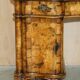 Antique Italian writing desk in olive wood circa 1860