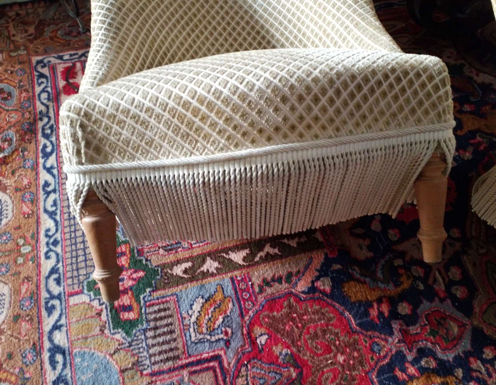 Pair of toad armchairs