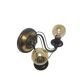 Art Nouveau two-armed wall lamp, Poland, 1970s