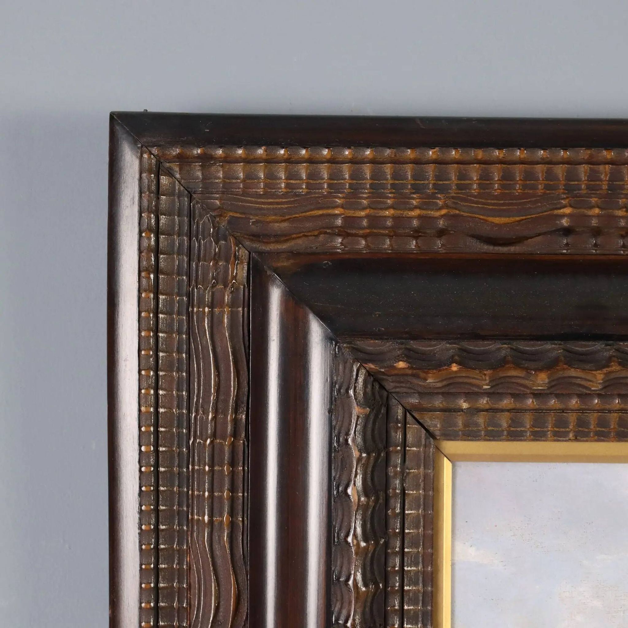Peinture ancienne Leonardo Roda paysage d’hiver XIXe siècle