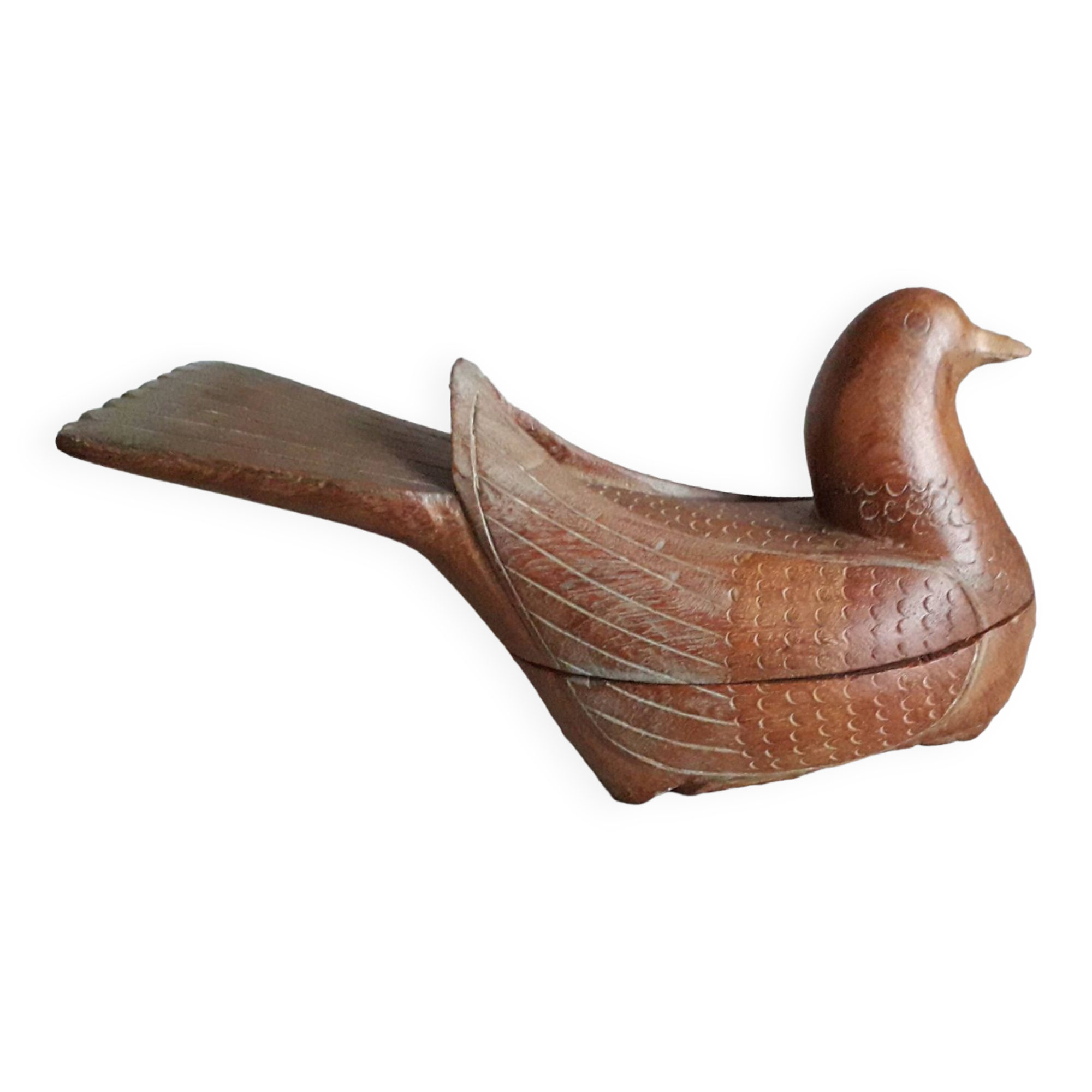Old wooden bird
