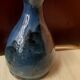 Glazed terracotta vase