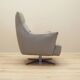 Leather swivel armchair, Italian design, 1990s, manufacture: Natuzzi