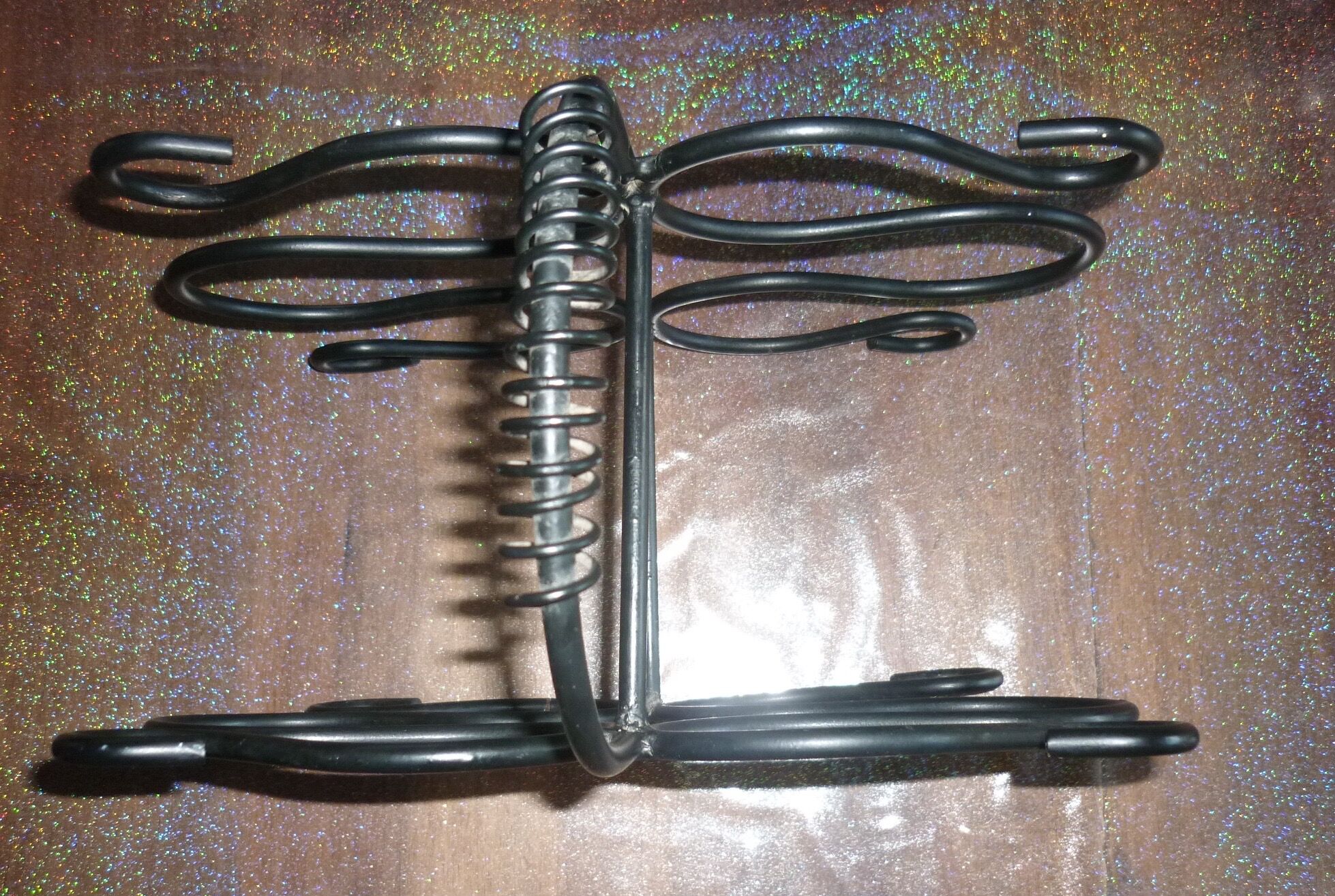 Door bottles in wrought iron