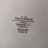 Villeroy and Boch kaleidoscope large plates 1980 x6
