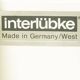 Interlübke vintage cabinet with metal hinges and minimalist handles