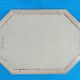 Octagonal wooden mirror from the 1980s