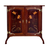 Art Nouveau Vertico Dresser with Flower Marquetry, France, 1905