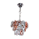 Two-coloured Kinkeldey chandelier, 3 floors, 1970, Germany