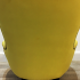 Pair of antiques restored  chairs in yellow  fabric