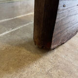 Antique wooden fireplace mantel