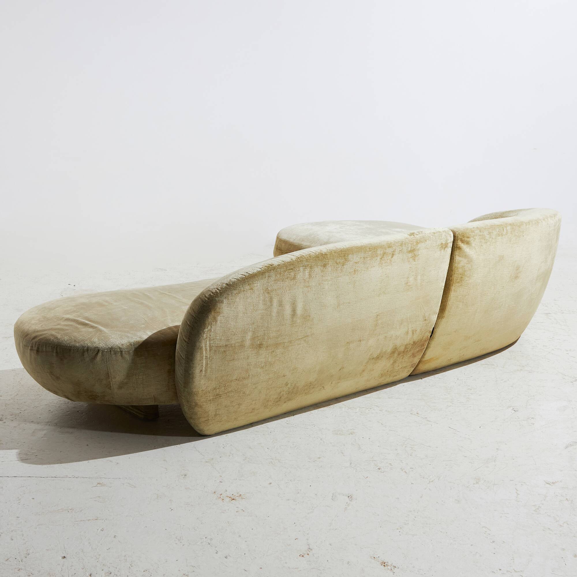 Velvet Sofa by Roberto Lazzeroni for IPE Cavalli, 1990s (MK9432)
