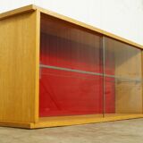 Wall display case in gilded oak 1960