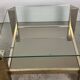 Coffee table by Belgo Chrome 1970 in 23 carat plating