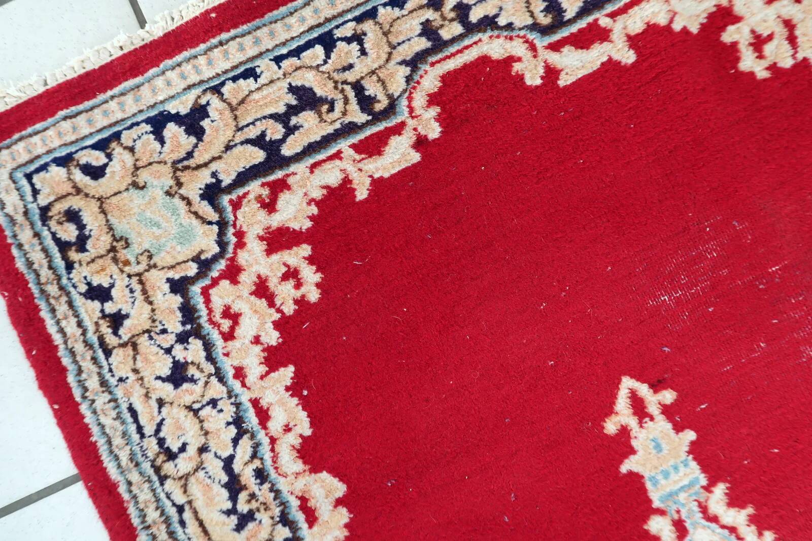 Vintage 1950s Persian Kerman rug 88cm x 151cm - 1C1246