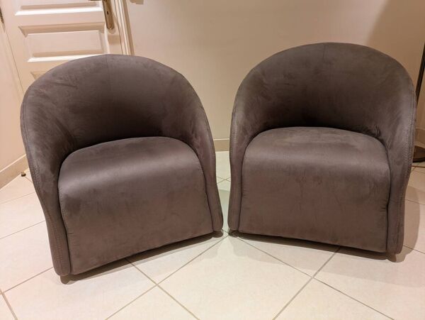 Fauteuils repos en alcantara