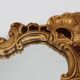 French 20th century baroque style gilded crested mirror