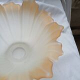 Pair of Art Deco glass tulips / pendant lights