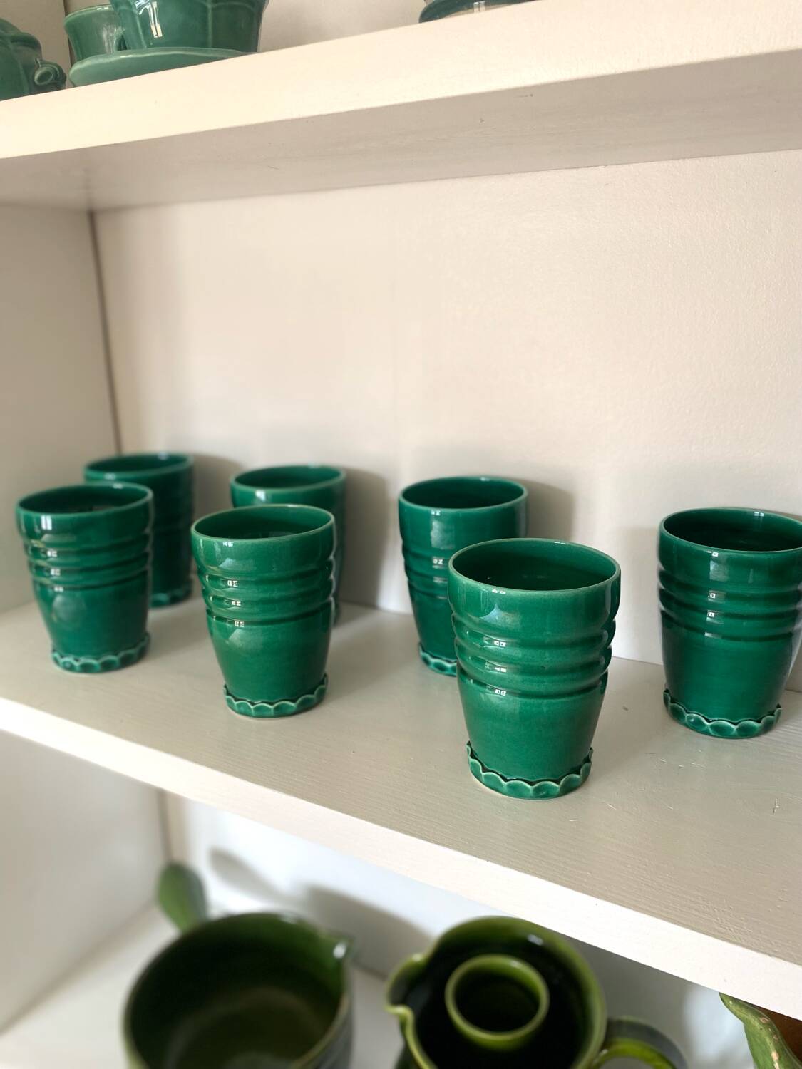 Grandjean-Jourdan Vallauris orangeade service, 1950