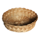 Panier corbeille ronde osier tressage vintage
