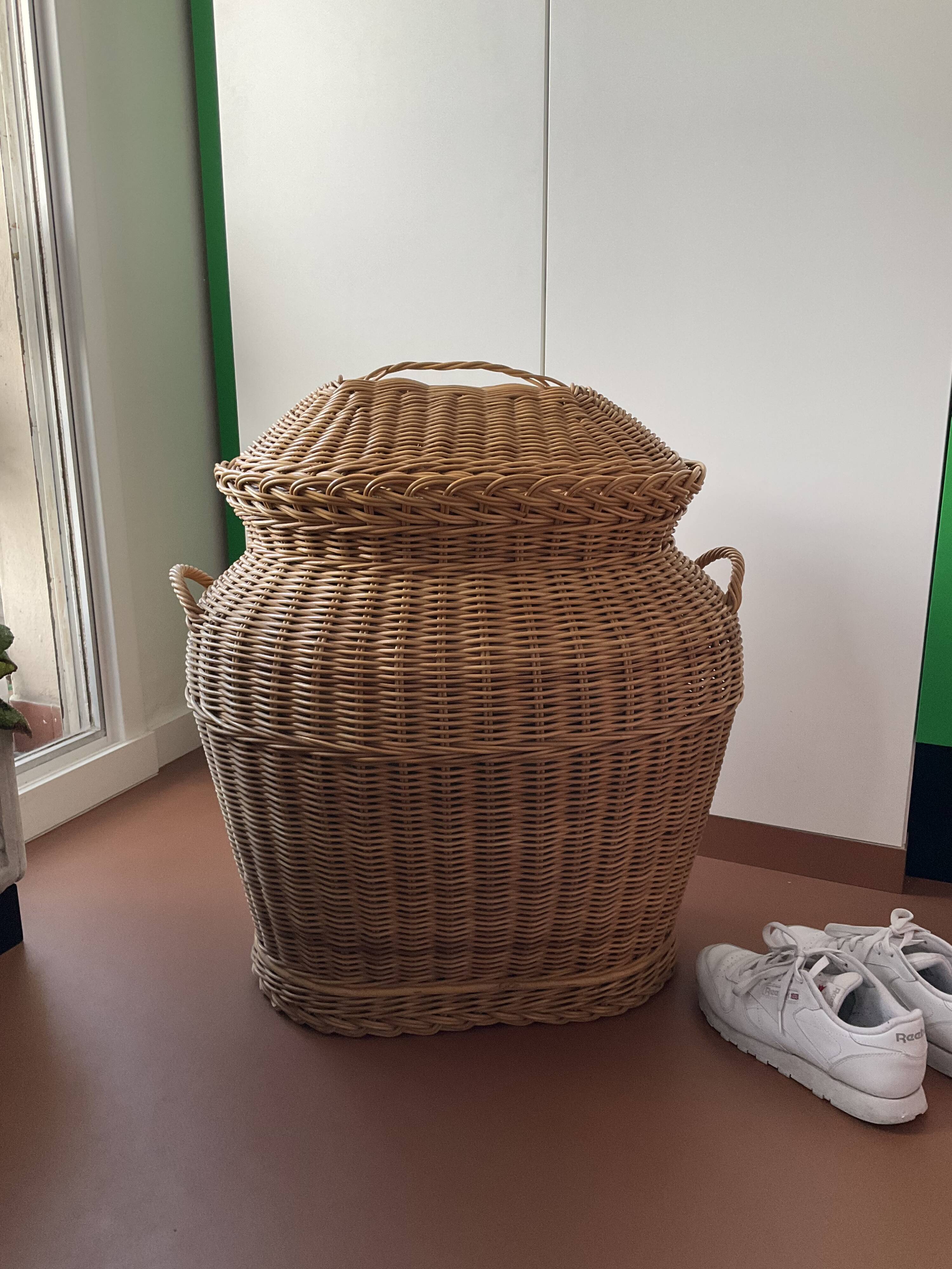 Panière à linge vintage