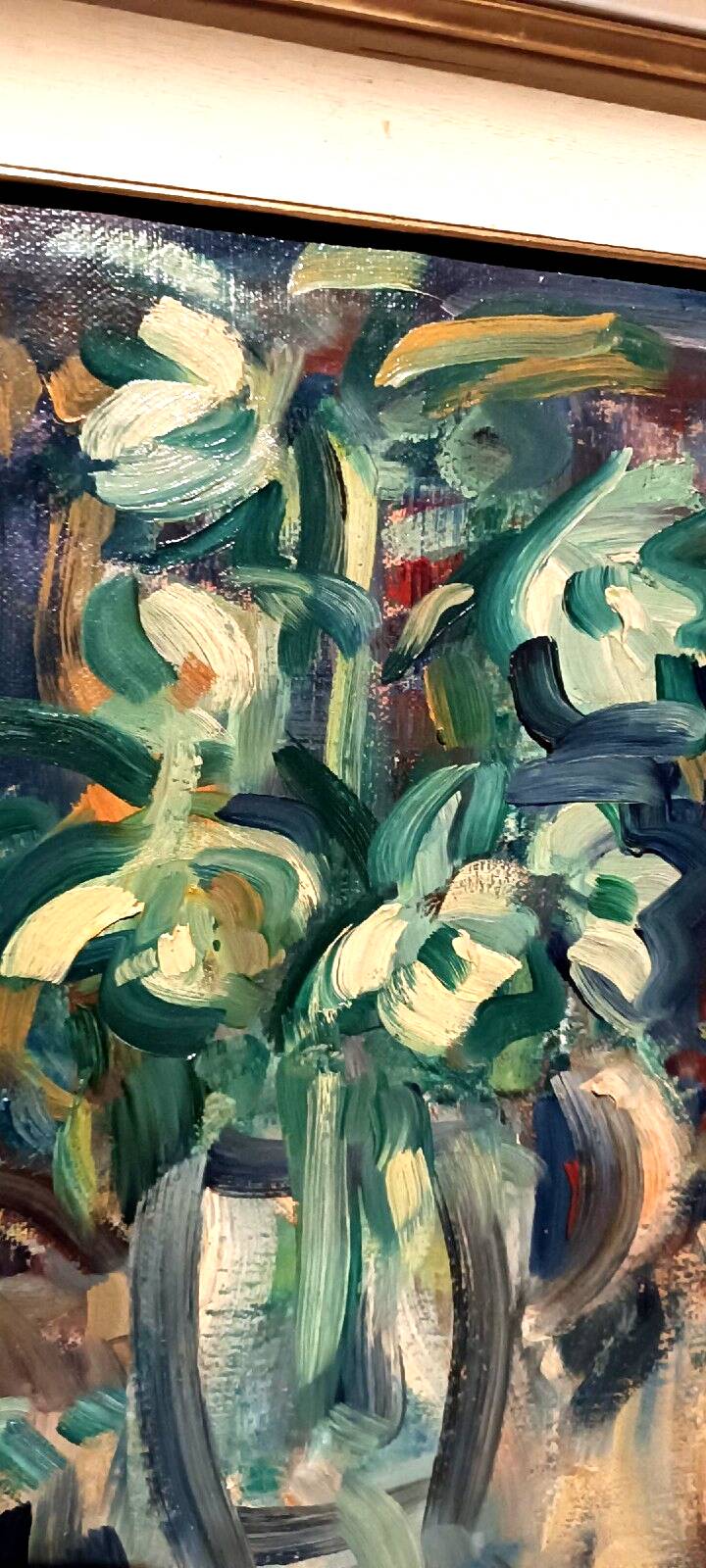 Oil painting on canvas by Enzo Pregno. (Alexandria, Egypt, 1898 - Florence, 1972)