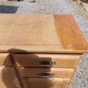 meuble de métier en bois, meuble à tiroirs