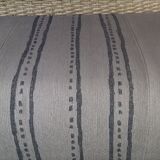 Footrest in cotton and linen (Bi-color)