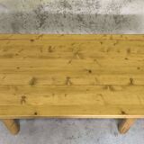 Table vintage en bois massif