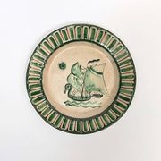 4 Vietri plates decorated by Fabbrica Ceramica Avallone, 1930s