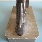pair of art deco greyhound bookends bronze marble antique pair of bookends