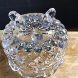 Sucrier en verre vintage Papillon