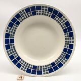 4 hollow plates, "C.M. Paris" Yvette model