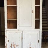 Armoire parisienne à 4 portes coulissantes vintage 1930-40