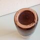 Beige and brown tube vase by Scheurich Ceramic, vintage 60s-70s