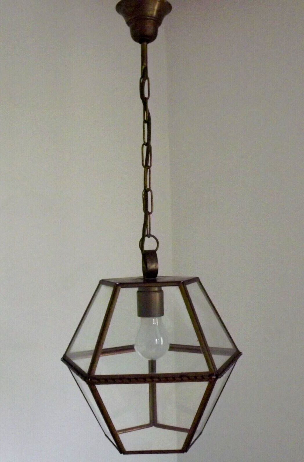 Vintage french copper lantern