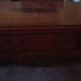 Cross-drawer coffee table