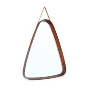 Vintage mirror with a teak frame, 1960s.