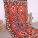 Red Vintage Moroccan rug 186 x 362 cm - Berber Wool Rug - Handmade Rug Boho